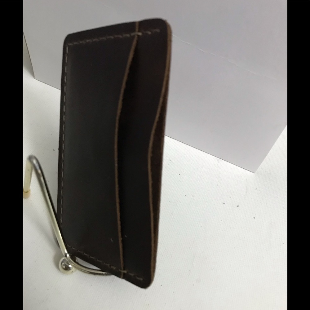 Rustico Credit Card Holder 100% leather Made in USA Brand New - Picture 7 of 10